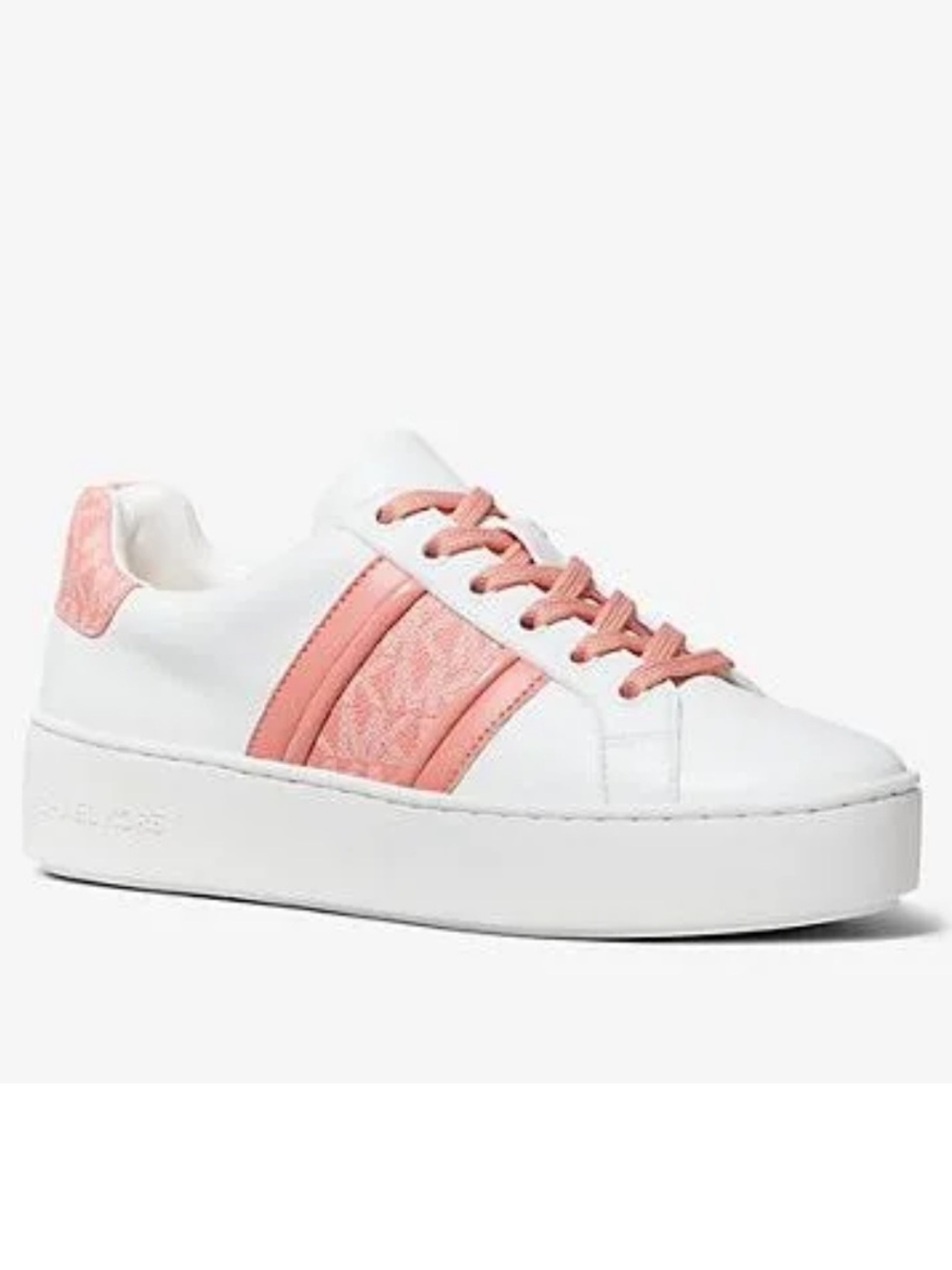 Michael Kors Poppy Logo Sherbert Stripe Platform Sneakers